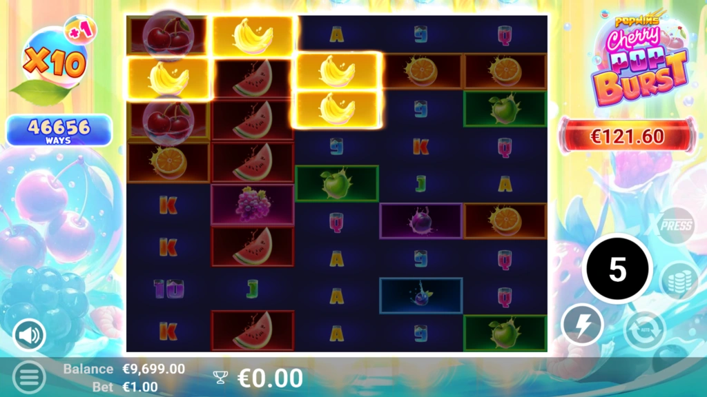 CherryPop Burst - Free Spins Expanding Reels